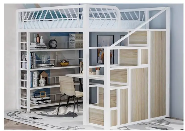 

Multi-functional loft bed Wrought iron hammock frame bed