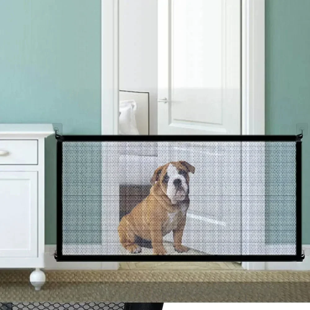 Pet Barrier Portable Folding Breathable Mesh Dog 1