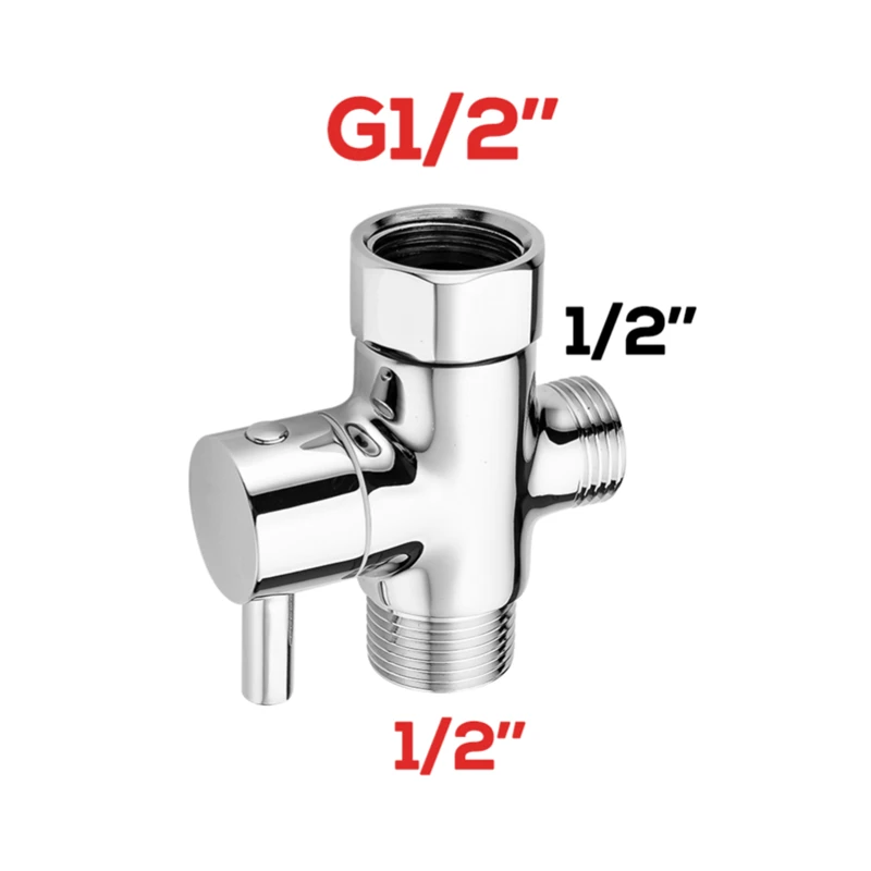 Chrome Bidet T Adapter Image 10
