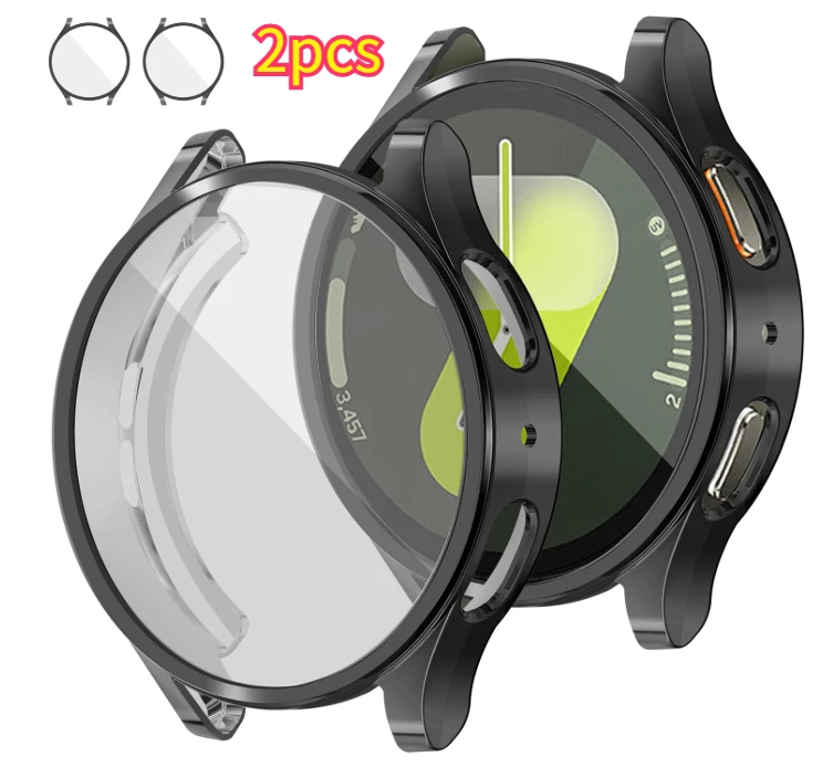 Premium TPU Watch Protector Case - Silicone Bumper Cover with Screen Protection, 1-4pcs Set