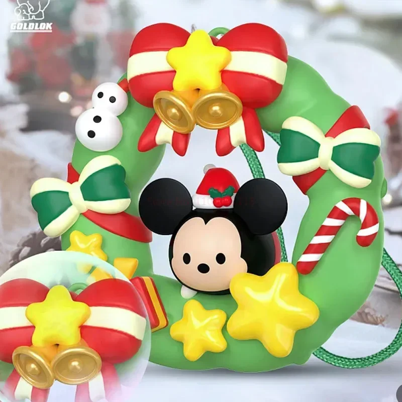 Disney Blind Box Figure Christmas Tusmtusm Topolino Donald Duck Winnie The Pooh Minnie Mystery Surprise Box Toys