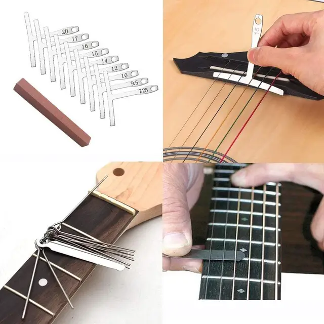 72Pcs Guitar Repairing Maintenance Accessorie Tool Kit, Guitar Gifts for Luthier Tools Parts 4