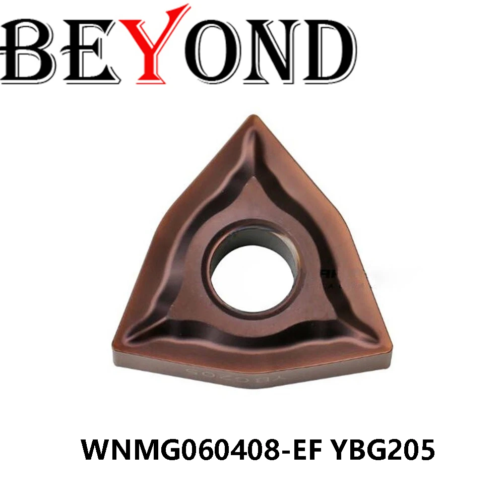 

Original WNMG060408-EF YBG205 Cutter Inserts CNC Carbide Tools Turning BEYOND WNMG WNMG060408 EF Machine Lathe Holder WNMG332-EF