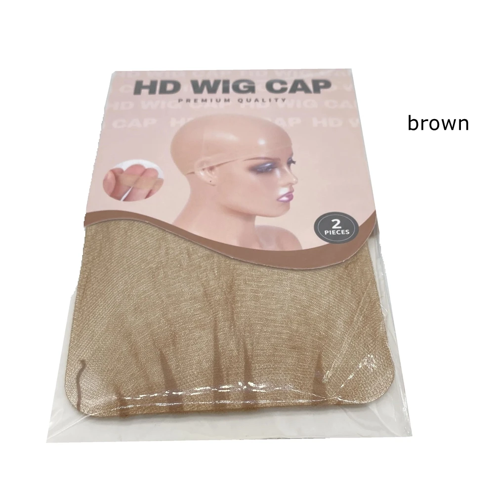 12 Pcs HD Thin Wig Cap Transparent and Invisible Sheer Wig Cap for HD Wigs Accessories