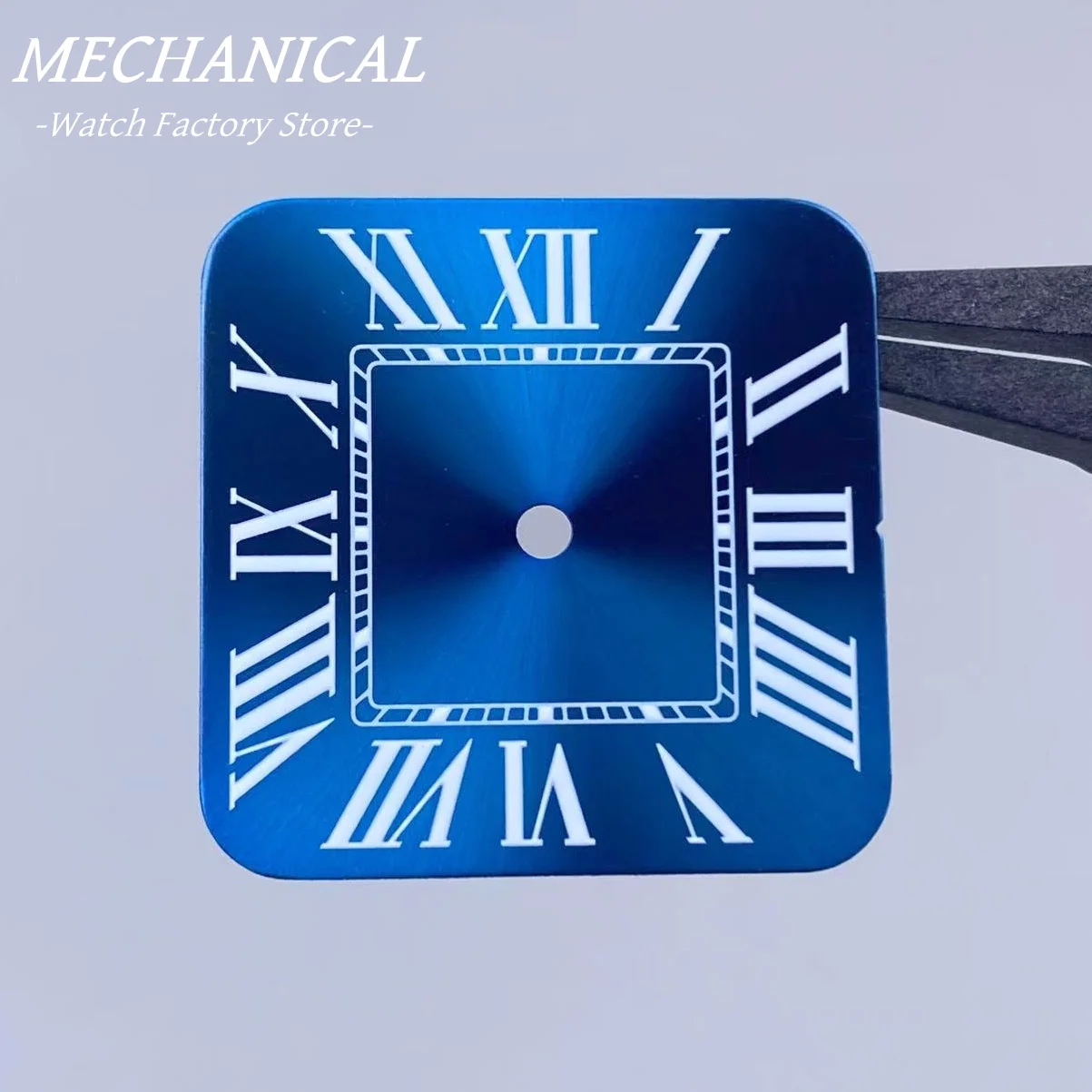 27MM Square Dial with Roman Numerals and Calendar