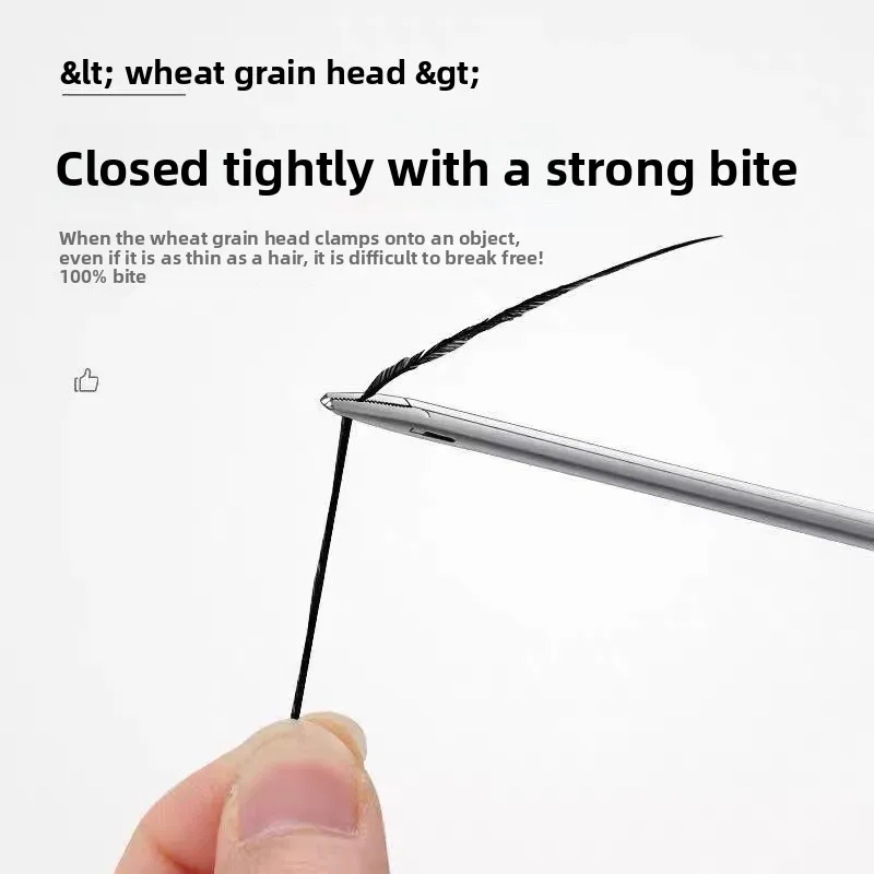 Professional Medical Ear Wax Removal Tool Micro Alligator Crocodile Forceps Non Slip Grip Precision Tips for Ear Nose Cleaning