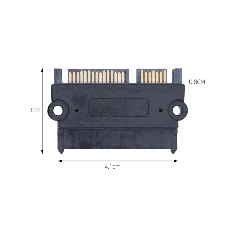 SFF-8482 SAS zu SATA 3.0 Adapter 22Pin SATA zu SATA Stecker Konverter Gerade 180 Grad Vertikal 90 Grad Riser für HDD SSD – Detail 9