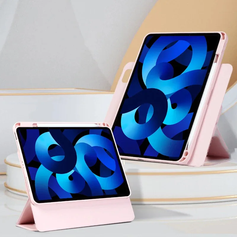 Enhanced 360° Rotating Magnetic Detachable Tablet Case with PU Cover