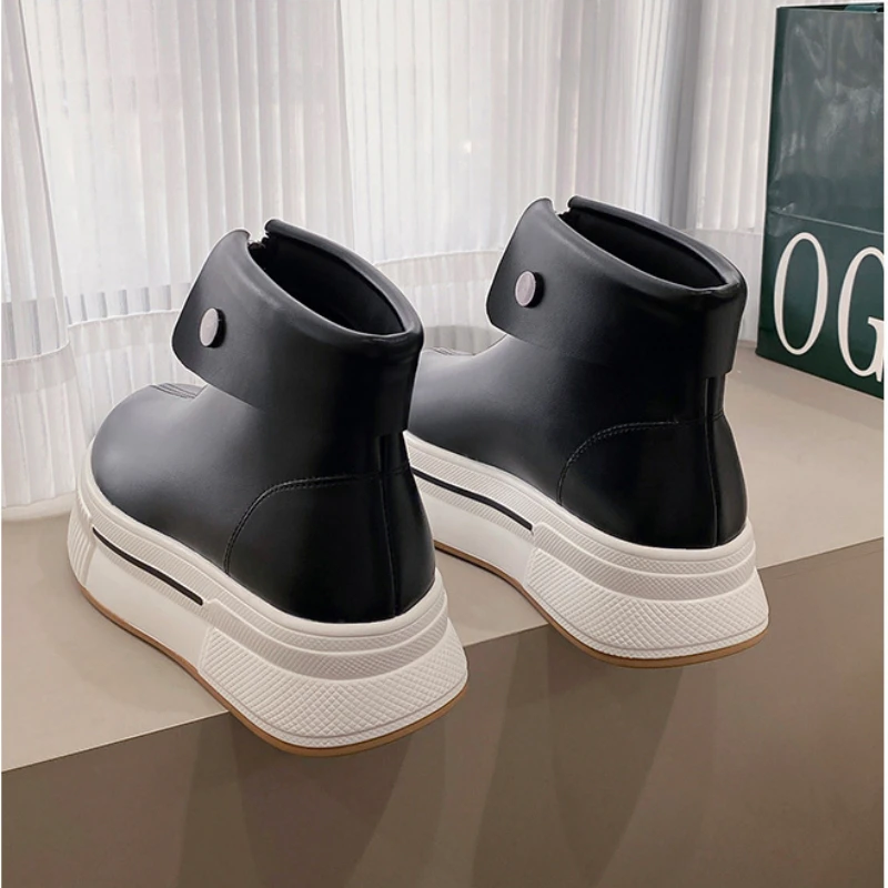 Women Martin Boots New British Style Short Boots Anti Slip Thick Sole Boots Versatile Women's Boots Fashion Boots Platform Boots