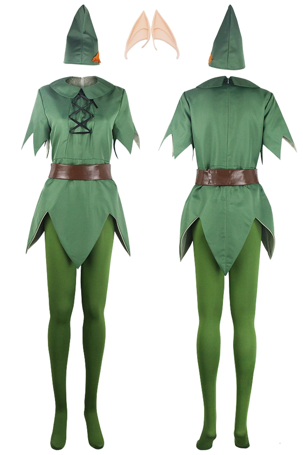 

Cartoon Peter Cosplay Pan Green Elf Cosplay Women Fantasy Costume Disguise Adult Roleplay Suit Female Halloween Fantasia Outfits