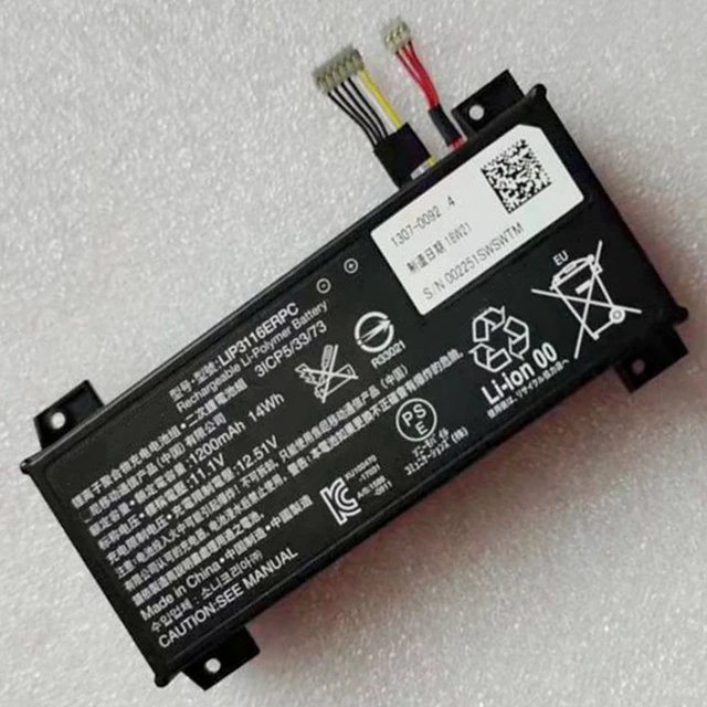 Original Lip3116erpc Bna-wb-l13726 Battery 11.1v 14wh 1200mah For