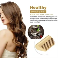 Pink Hot Comb Electric Hot Comb Heating Pressing Hair Straightening Iron for Hair Beard Wigs Wet and Dry Hair Styling Tools 5