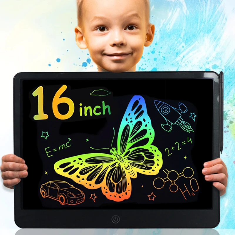 Colorful LCD Graphic Drawing Tablet for Kids - Creative Gift for Birthdays, Christmas, and Travel