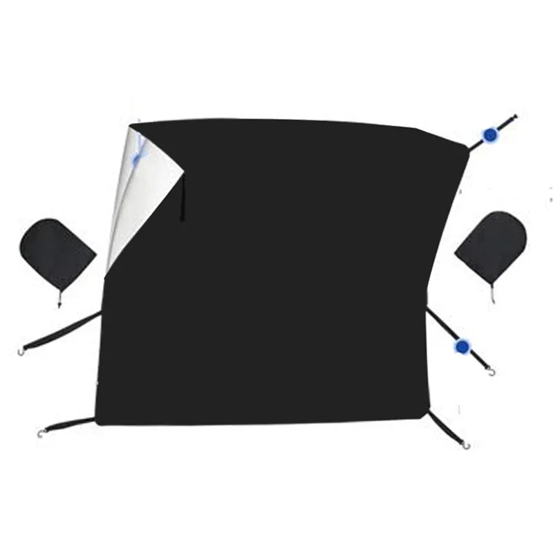 

Двухсторонний чехол на лобовое стекло автомобиля пылезащитный солнцезащитный козырек для улицы пылезащитный термостойкий подходит для седана внедорожника хэтчбека автомобильные аксессуары