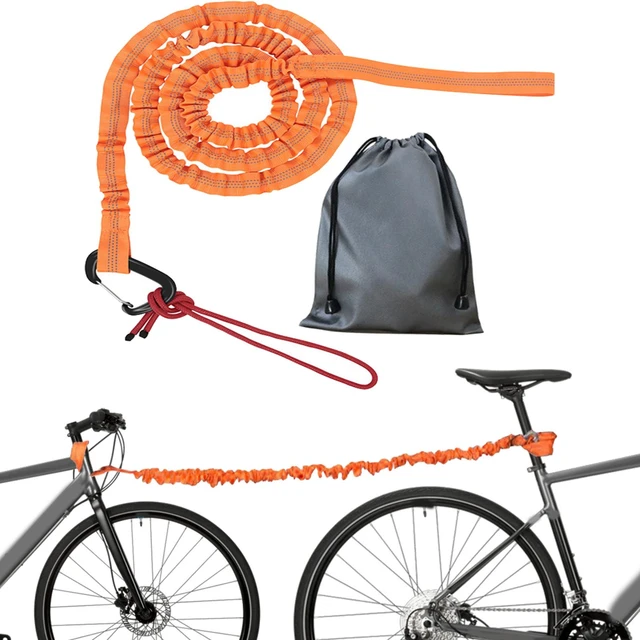 Cuerda de remolque de bicicleta para niños, correa de remolque de  bicicleta, cuerda de tracción retráctil, accesorio de bicicleta para niños  pequeños