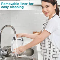 Boîte à déjeuner électrique 2 en 1, chauffe-aliments portable anti-fuite, boîte à déjeuner bento micro-ondes 1.5/2/2.5 L avec récipient en acier inoxydable 3