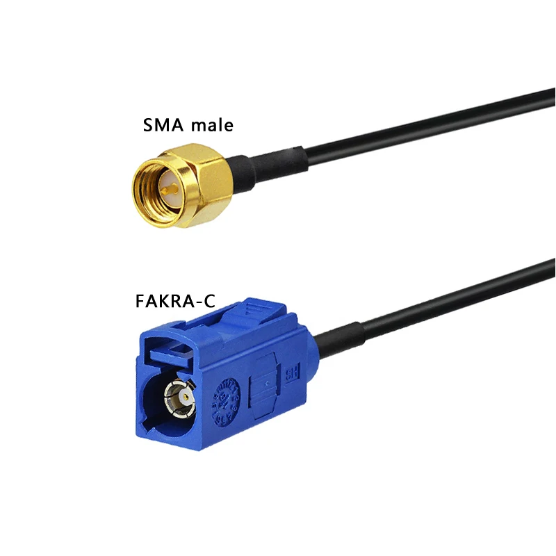 액티브 GPS 안테나 포함 자동차 대시 캠, 트럭, SUV DVR 녹음기, 트래커 리시버, Fakra-C, SMA 수, 1560 MHz