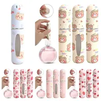 5ml Mini Perfume Bottle Essential Oil Alcohol Spray Atomizer Bottle Spray Rotating Bottle Refillable Empty Cosmetic Containers 3