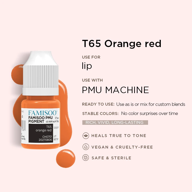 Vibrant 14-Color Permanent Makeup Pigment Set for Lips, Eyebrows, & Eyeliners