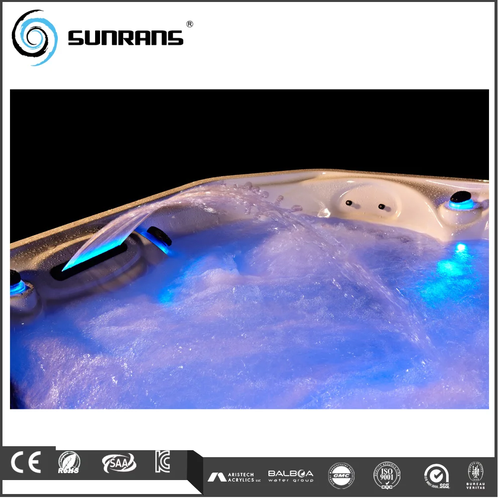Sunrans 8 People 84 Pcs Large Family Used Swim Spa Pool Jet Spa Whirlpool Massage Acrylic Spa Tub Luxury Hydro Hot Tub Outdoor 4