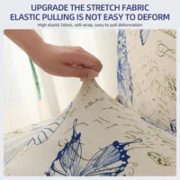 Housse de canapé-lit imprimée, extensible, sans accoudoirs, en Spandex, anti-poussière, protection de meubles pour chambre à coucher, hôtel et décoration de maison 5