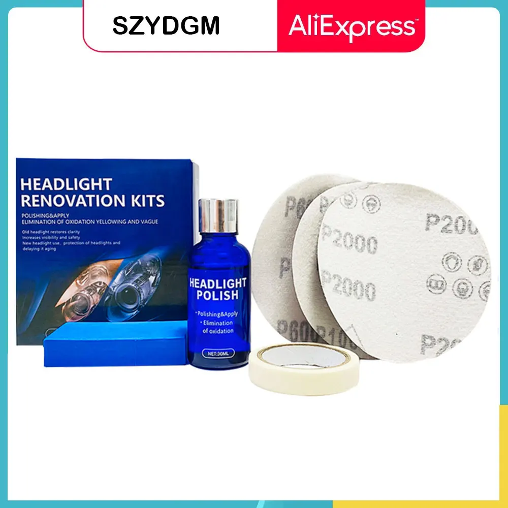 Headlight polisher headlight polishing kit Car detailing Polish