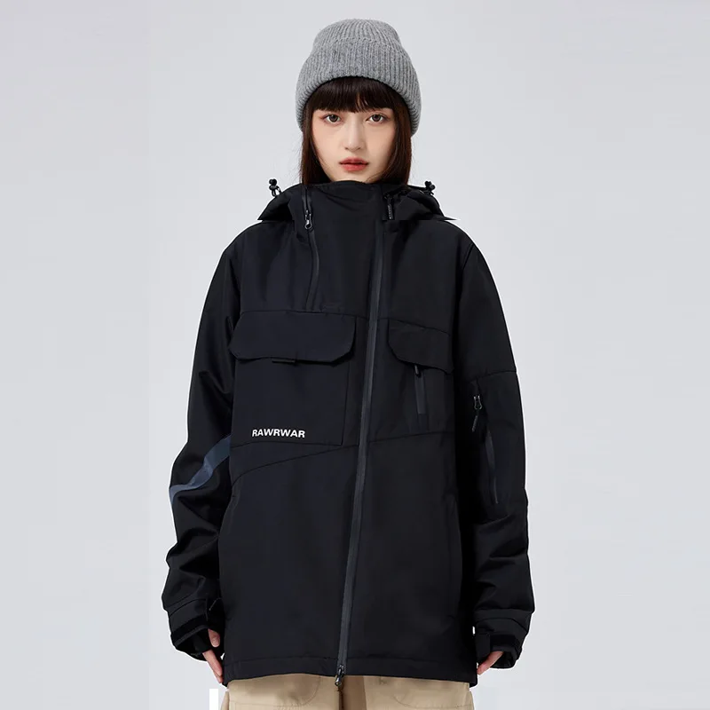 MUTUSNOW Ski Jacket Women And Men's Windproof Waterproof Warm Thicken Snow Coats Outdoor Winter Sports Snowboarding Jacket
