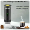 USB Portable Electric Espresso Machine 3-In-1 Capsule Coffee Maker Small Wireless Heating For Home Camping Travel Coffee Machine 1