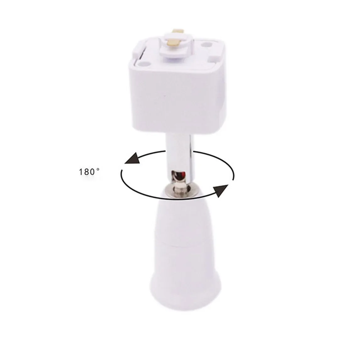 Black White Adjustable E27 Ceiling Track Lights Dimmable LED Track Lighting Fixture for Accent Task Wall Art Exhibition Lighting 3