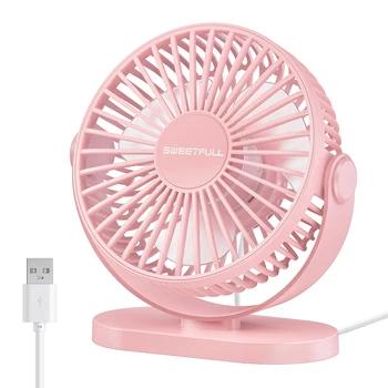 Desktop Mini Electric Fan With 3 Speed Adjustment