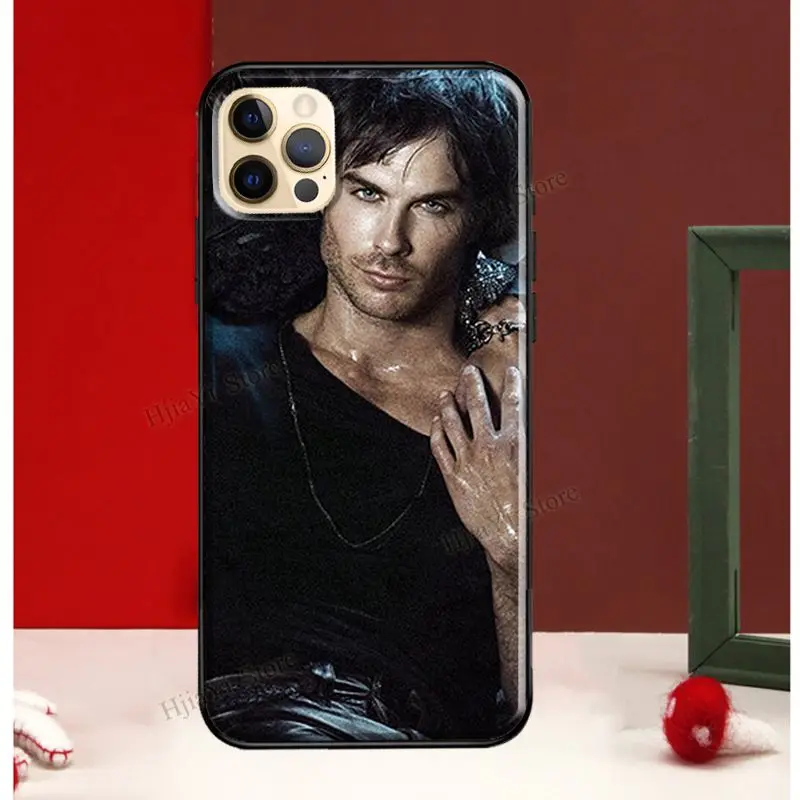 Damon Salvatore Vampire Diaries For iPhone 13 12 Pro Max Mini