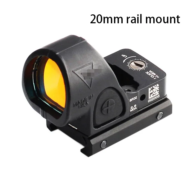 Tactical Hunting Mini RMR SRO Red Dot Scope Sight Collimator For Glock Rifle Reflex Sight Scope 20mm Rail Mount 2