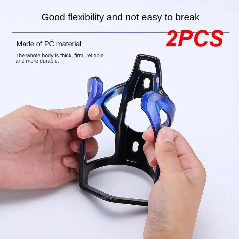 

2PCS New Colorful Bottle Cage Bike Water Cup Holder Kettle Rack Cycling Accessories