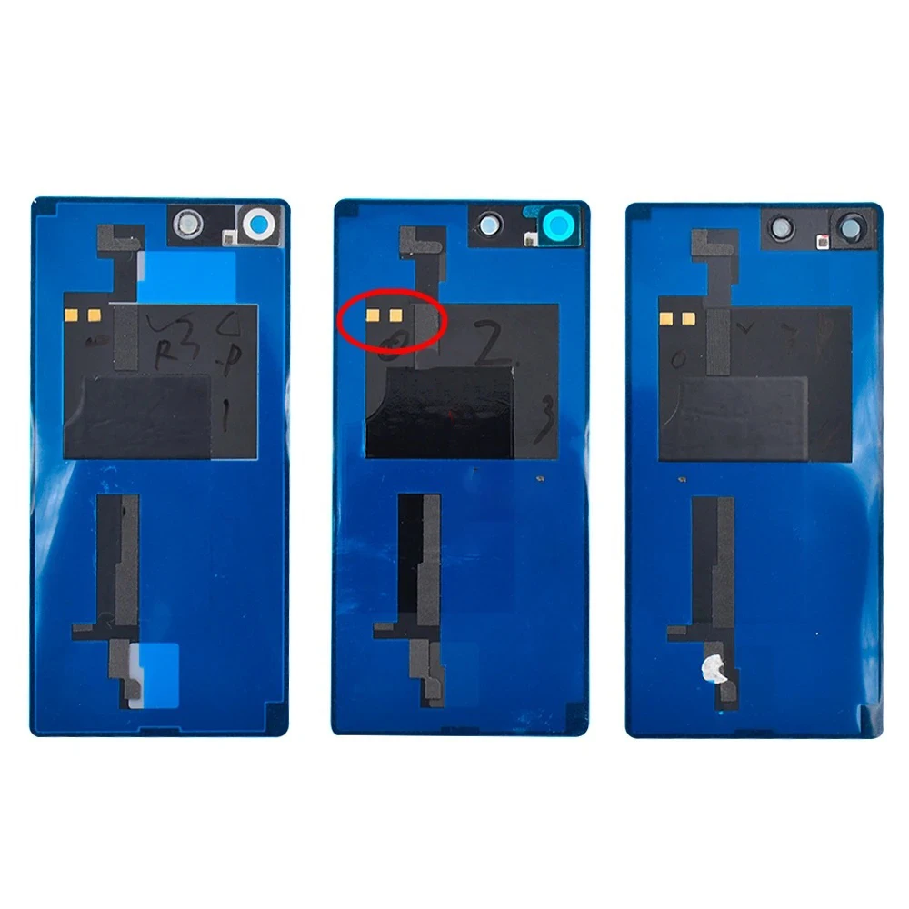  Xperia M5 E5603 E5606 E5653 뒷면 커버 교체 용  Xperia M5 용 AAA + 품질 하우징 케이스 후면 배터리 커버 후면 도어
