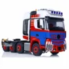RTR LESU 1/14 RC Tractor Truck 8x8 Upgraded Radio Control Car Model Smoke Unit 2-speed Transmission Light Sound Systems Toy 4