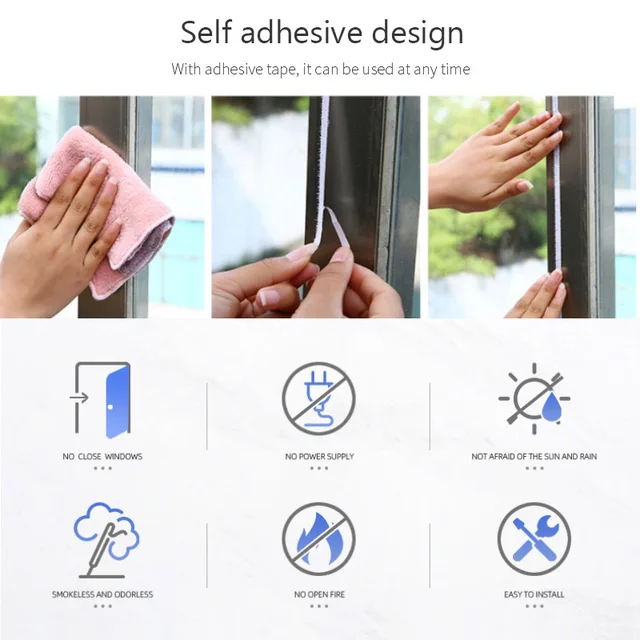 Anti Fly Mosquito Net Window Screen Mesh Adhesive Mosquito Insect Flying Bug Net Curtains Kitchen Windows Home Fine Protector 3