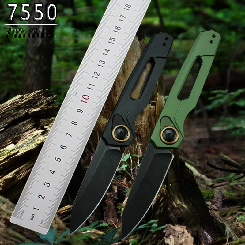 

Kershaw 7550 Camping Fold Pocket Outdoor Knife CPM154 Blade Aviation Aluminum Handle Hunt Survival Tactical Utility Knives Tool