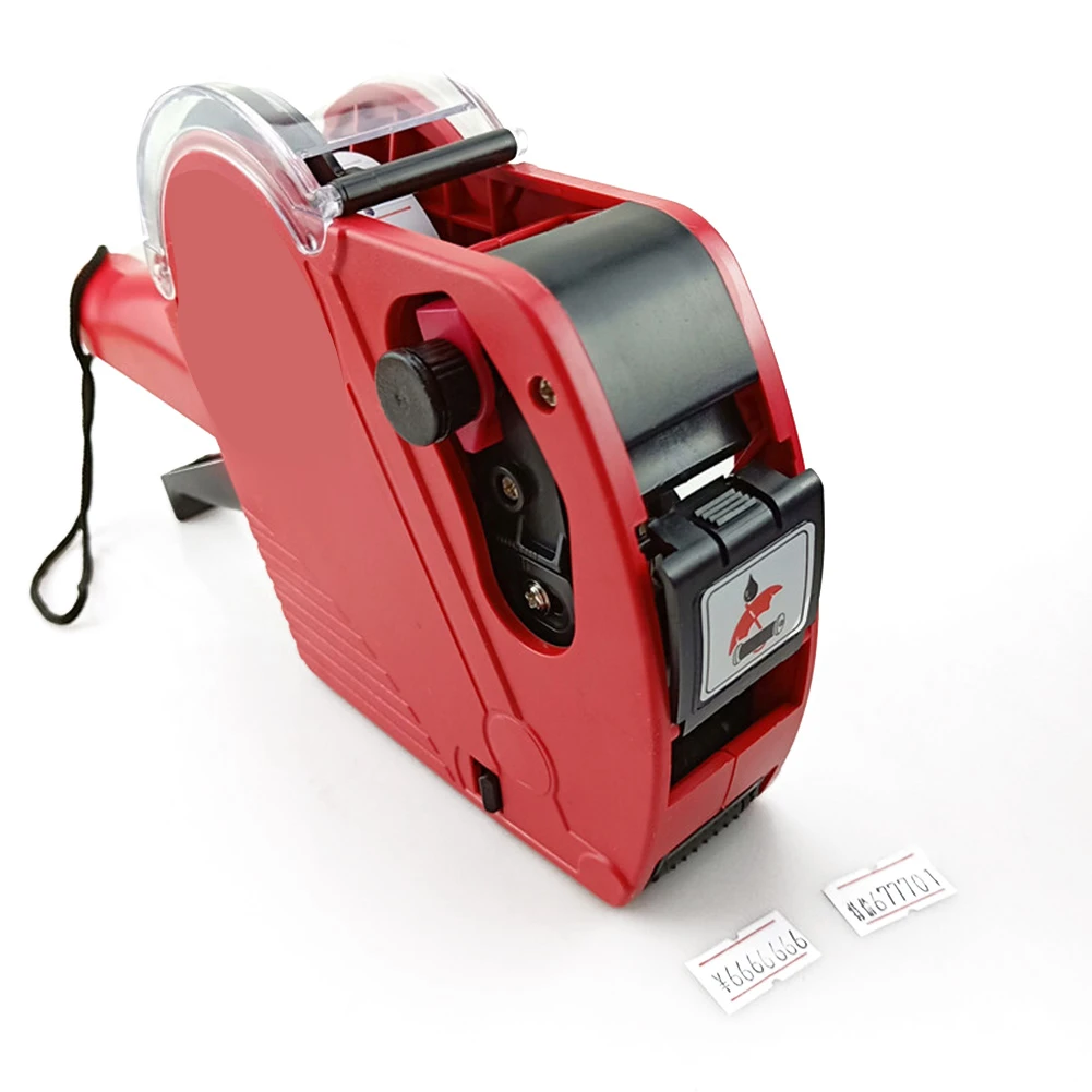 Price Tag Machine 8 Digits Handheld For Office Shopping Mall Manual Accurate Organization Marking Label Maker Retail Tool