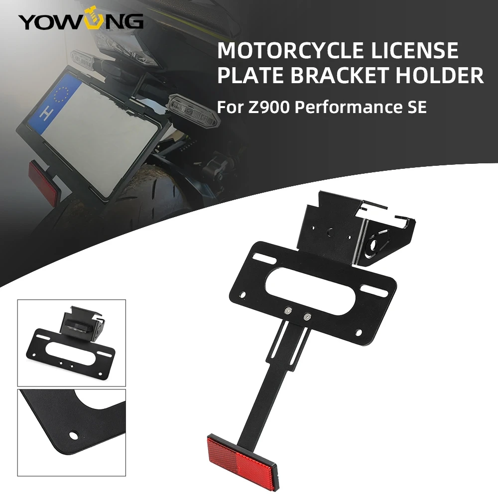 

Rear Tail Tidy Number License Plate Holder Motorcycle Fender Eliminator Kit Fit For Kawasaki Z900 Performance SE Z 900 2017-2023