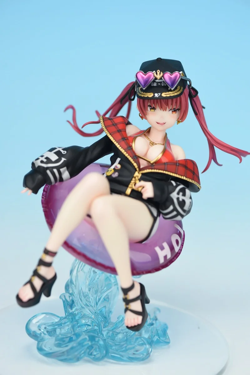 

1/7 Anime Uncolored Resin Figure Kit uniform Swimwear Houshou Marine singer Resin Kit Model GK toys Gift