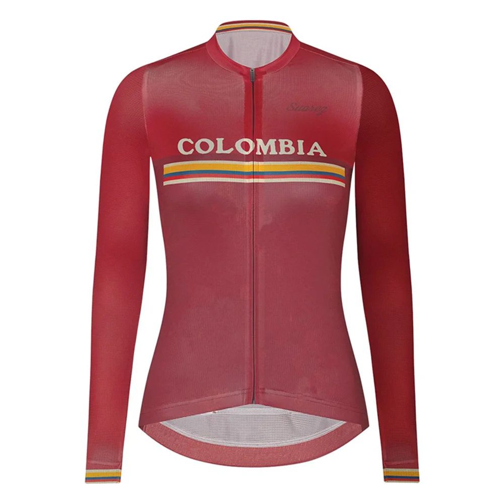 Cycling-Thermal Fleece Cycling Jackets Women Long Sleeve Jerseys Bicycle Jerseys Maillot Winter