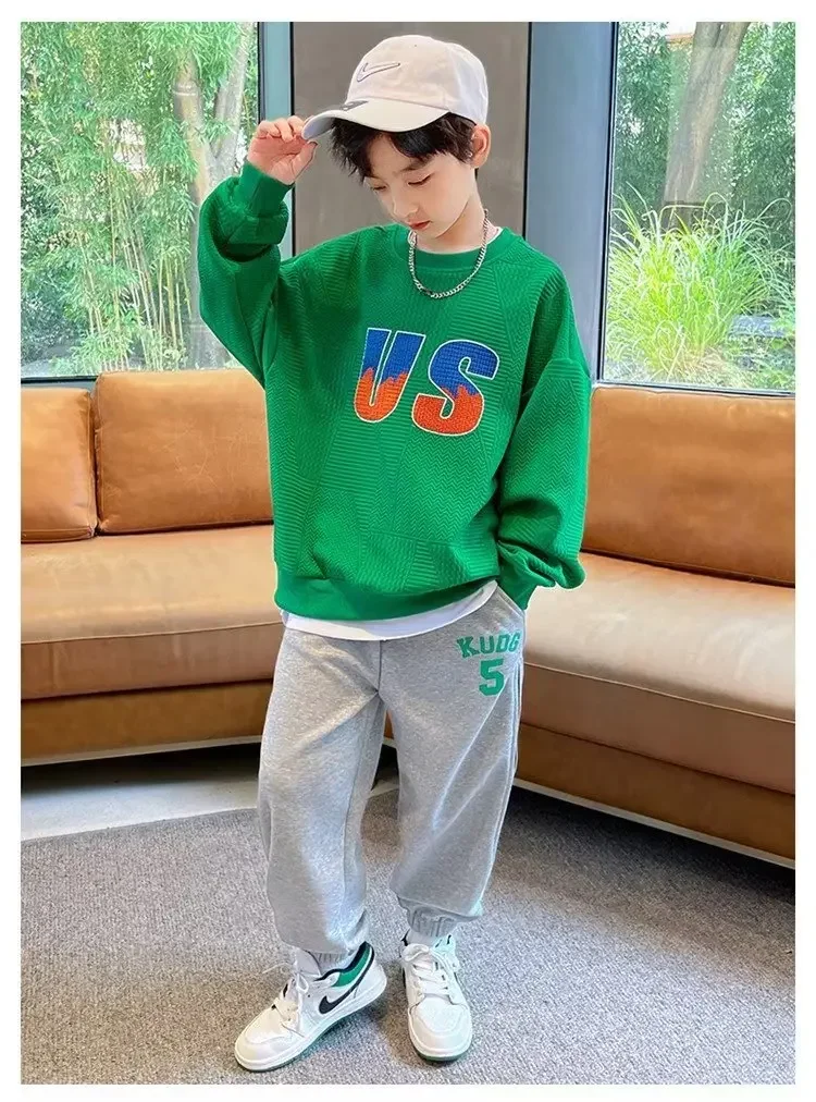 Spring Autumn Pants Korean Children's Clothing 2024 kids 4 5 6 7 8 9 10 11 12 13 14 15 Year Toddler Teen Boys Clothes Pants