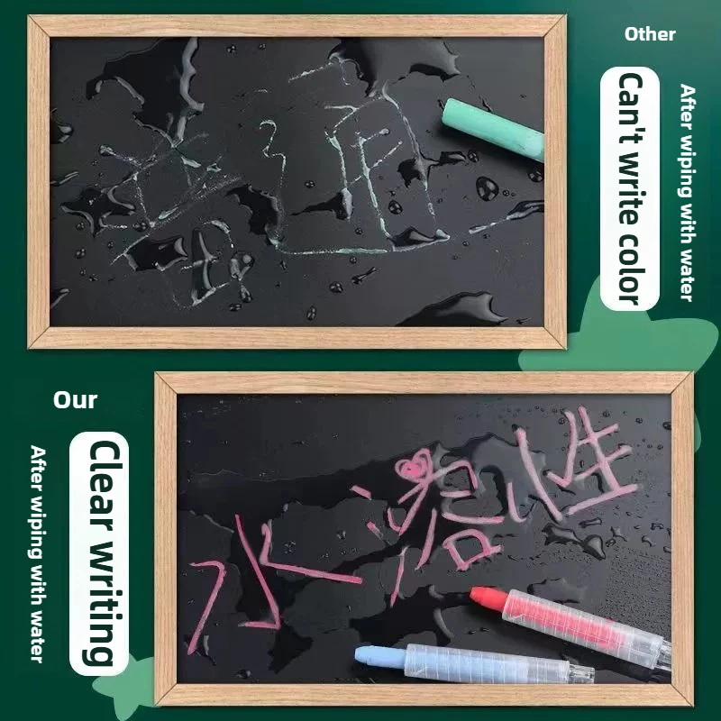 48/6 PCS 먼지없는 고체 무독성 물 다채로운 분필 마커 화이트 보드 칠판 드로잉 펜 학교 용품 편지지