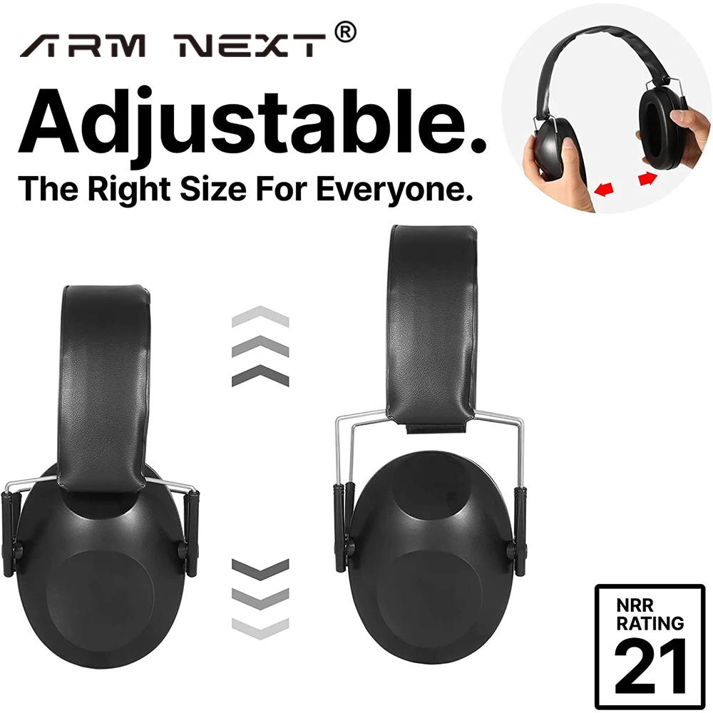 Anti-Noise Ear Plugs Tactical Hunting Folding Ear Defenders Ear Protector Ear Muff Hearing Protection Soundproof For Shooting images - 6