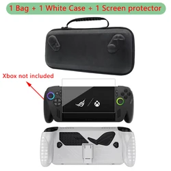 All - in - One Accessory Kit: Protective Case, Travel Storage Bag & Screen Protector (3 in 1 set -white)