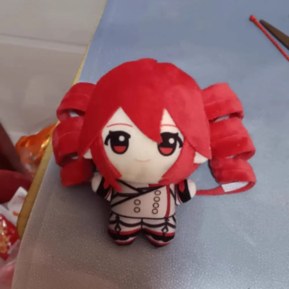 Anime Peripheral Kasane Teto Pendant Stuffed Doll Hanging Ornament Teto Keychain Cartoon Bag Charm Teto Plush Toys