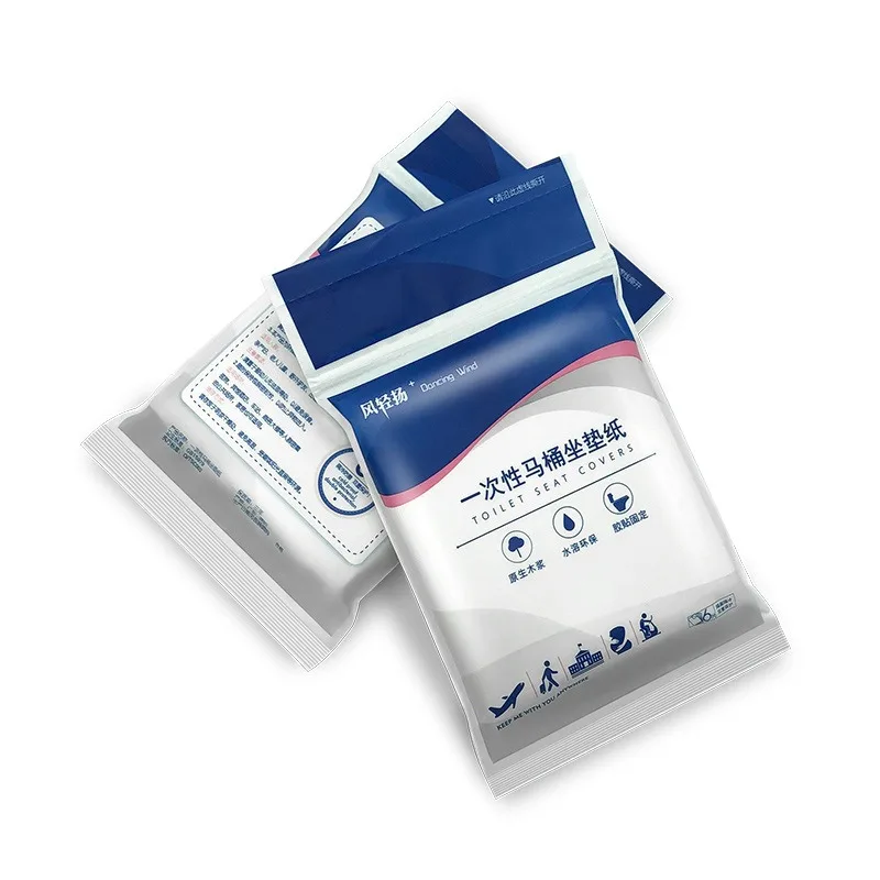 일회용 변기 시트 독립 포장, 수용성 물 목재 펄프 종이 소재, 이중 레이어, 단일 레이어, 휴대용 위생