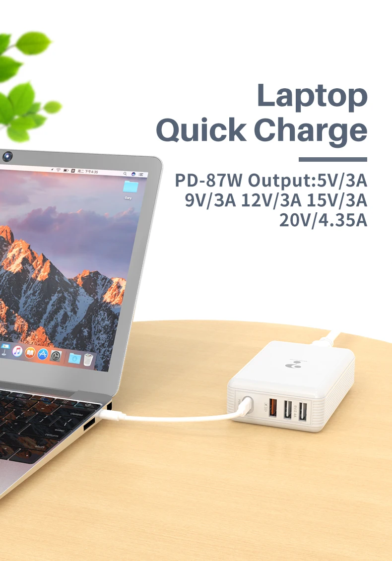 GaN Charger USB Type C PD120W 100W 65W Fast Charging QC4.0 3.0 Quick Charge for Macbook Laptop Tablet Xiaomi Lenovo iphone pro. charger 100w