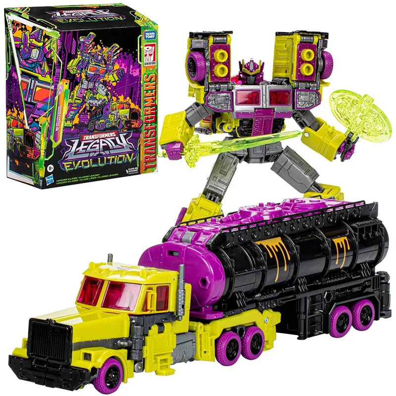 

Hasbro Transformers Legacy Evolution Leader Class G2 Universe Toxitron Action Figure Model Toy 7 Inch for Boys Gift