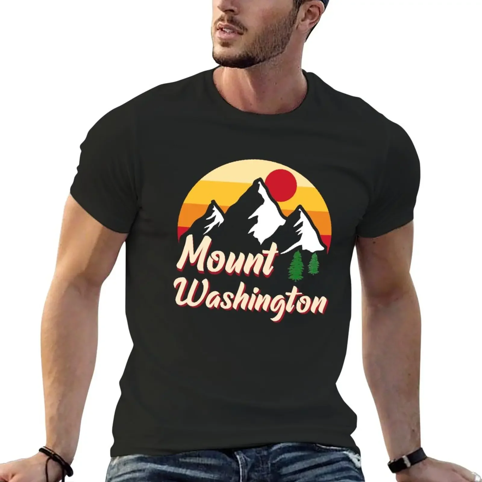 

mount Washington T-Shirt quick drying boys animal print mens t shirt graphic